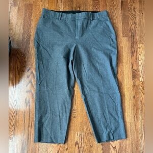 Ava & Viv heather gray Cropped Pants 18W EUC
